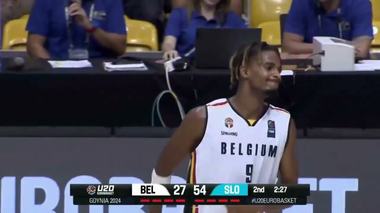 AYUBA BRYANT JR(BORN:2005)U20 EUROBASKET HIGHLIGHTS.KNOCK OUT STAGE.TEAM:JL BOURG-EN-BREESSE(FRA).