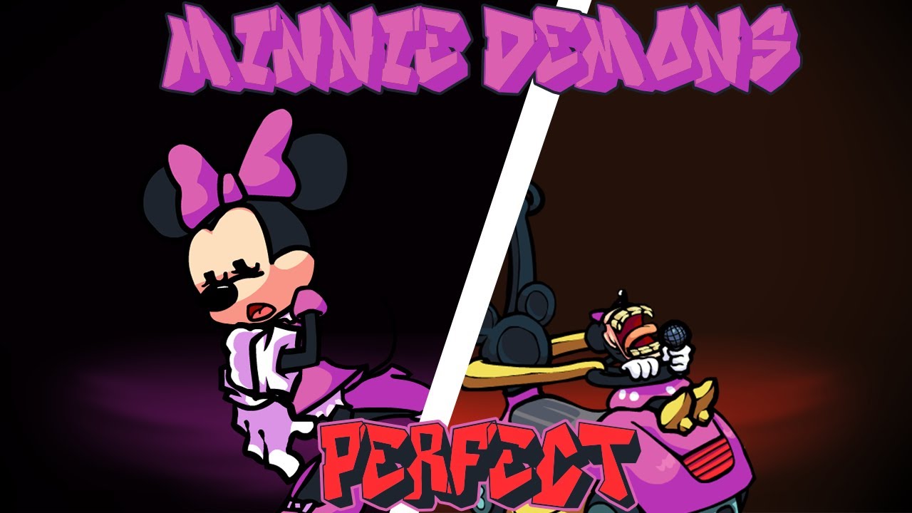 Friday Night Funkin' - Perfect Combo - Minnie Demons (Minnie Mouse Phantasm Cover) Mod [HARD]