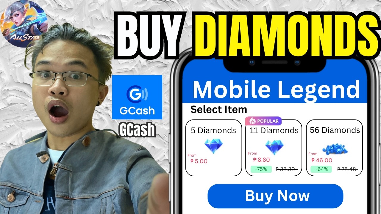 How to Buy/Recharged Discounted Diamonds in Mobile Legend using Gcash (2025)