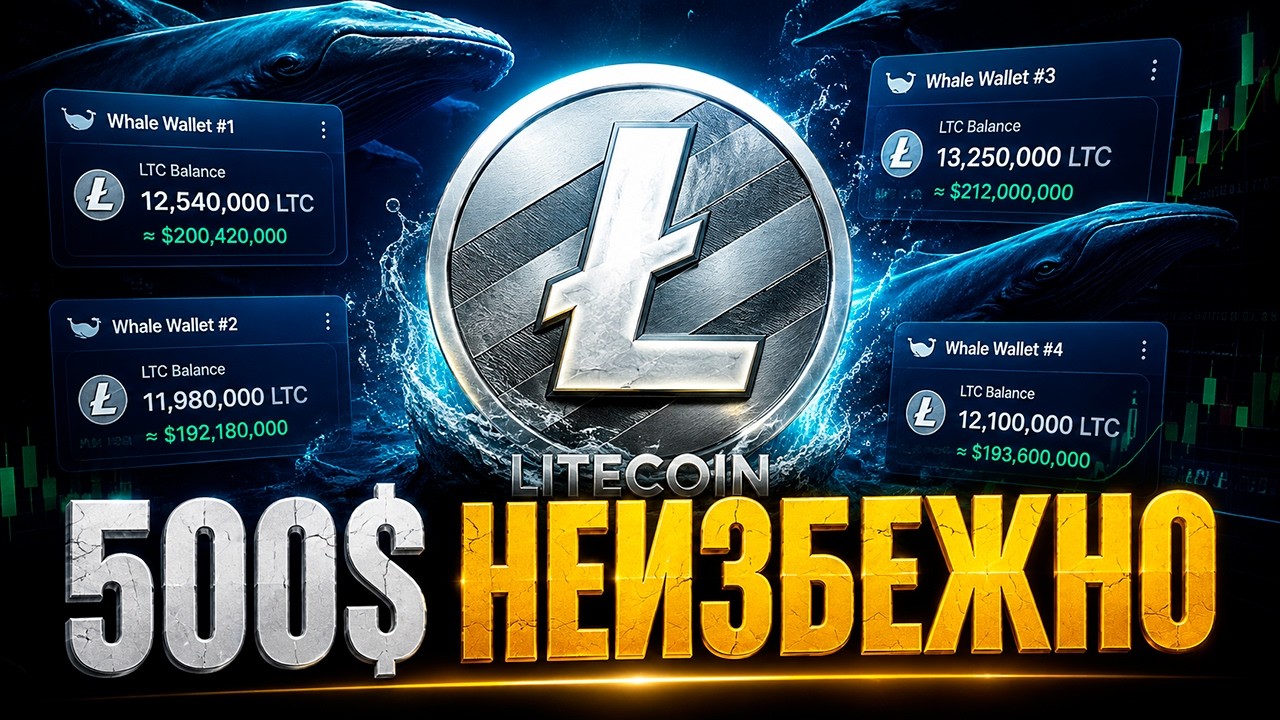 LITECOIN СОБЫТИЯ 2022-2026 | LTC БУДЕТ 500$ НЕИЗБЕЖНО? | КИТЫ ПЛОТНО ЗАТАРИЛИСЬ | ПРОГНОЗ LTC 2026