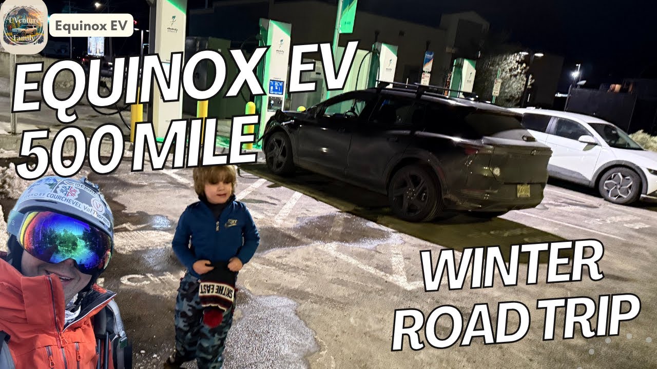 I drove 500 miles in the Chevy Equinox EV in the snow to Vermont for our first huge family road trip