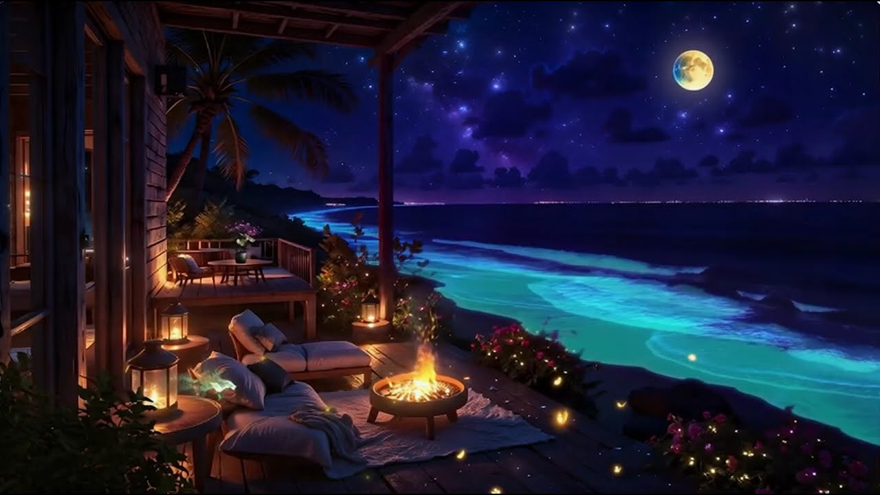 Calm Your Mind Fast (No Ads) • Soft Piano + Gentle Waves • Release Tension & Trigger Deep Sleep
