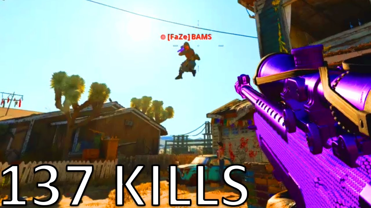 I found someone pretending to be me.. so I dropped 137 kills on him..