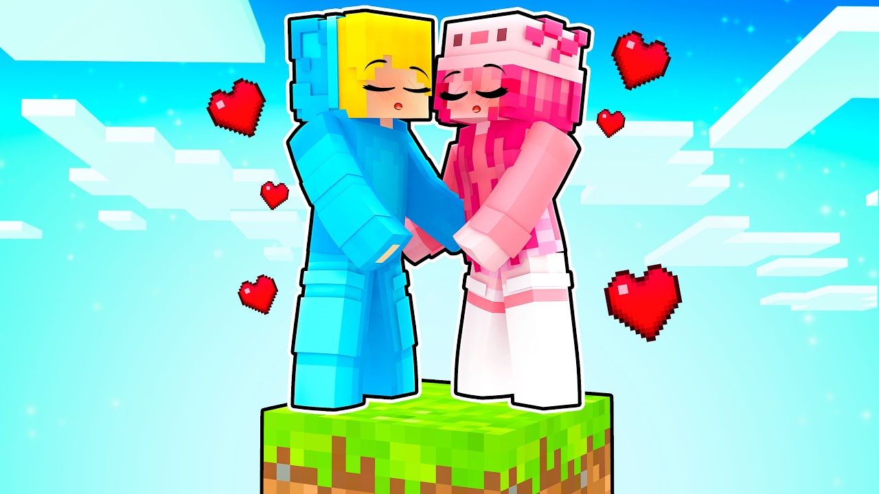 100 TAGE ALLEIN mit FREUNDIN auf EINEM BLOCK in Minecraft!