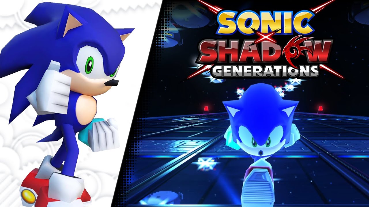Sonic X Shadow Generations: Adventure Sonic Skin (All Stages & Bosses)