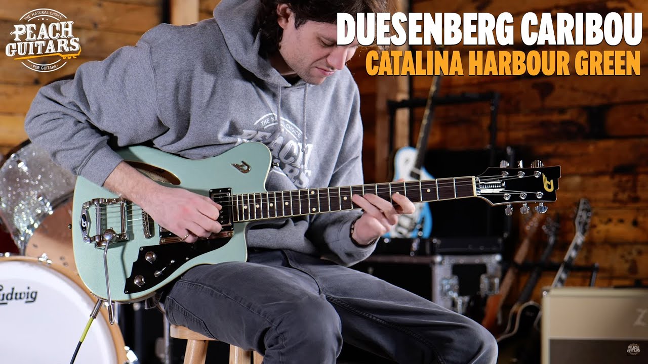 No Talking...Just Tones | Duesenberg Chambered Guitars | Caribou - Catalina Harbour Green