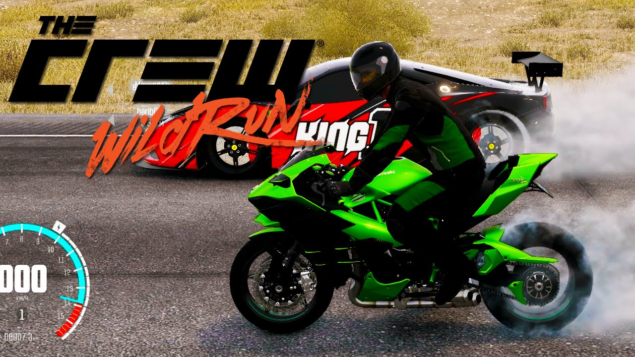 The Crew: Wild Run - ФронтФлип на Kawasaki Ninja H2 FrontFlip