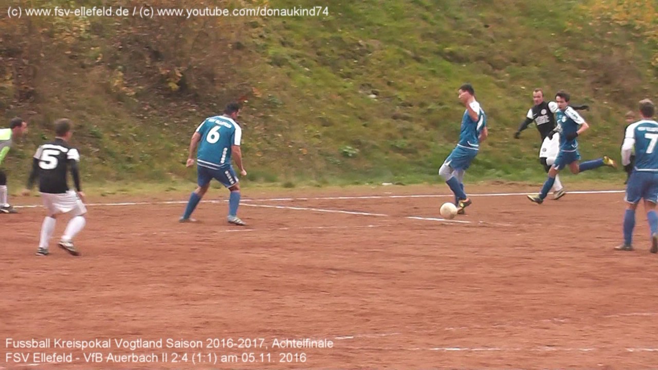 FSV Ellefeld - VfB Auerbach II 2:4 (1:1), Kreispokal Vogtland 2016-2017, Achtelfinale