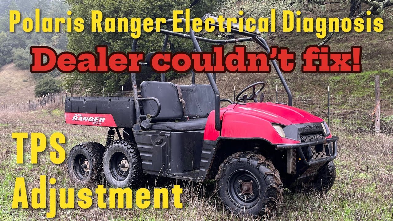 Polaris Ranger Electrical Diagnosis and TPS Adjustment Checking Engine Codes