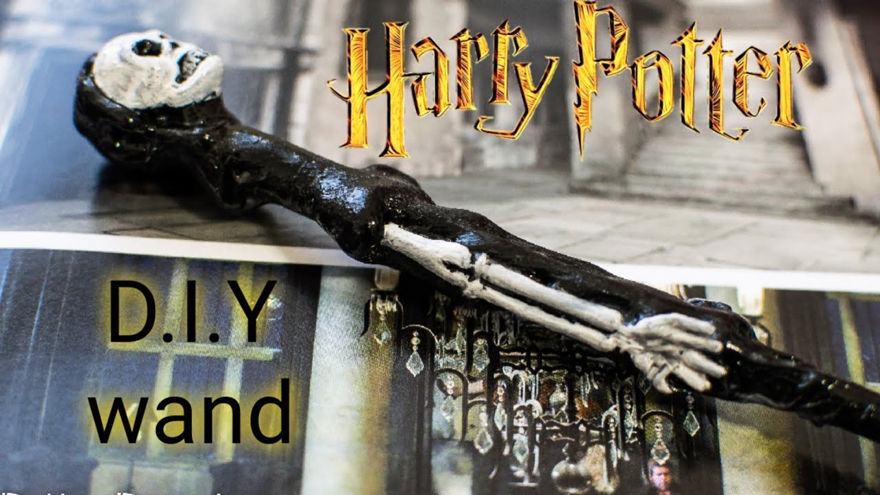 Harry Potter d.i.y | skull wand | halloween 2021