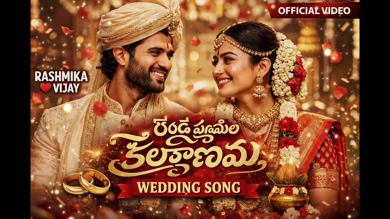 Rashmika ❤️ Vijay Wedding Song | Rendu Hrudayala Kalyanam | Telugu Marriage Anthem 2026