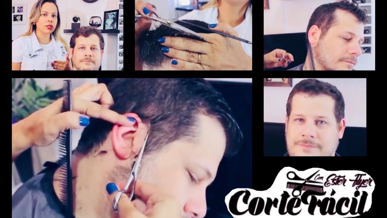 Corte de cabelo Masculino Social com tesoura - Ester Flyer