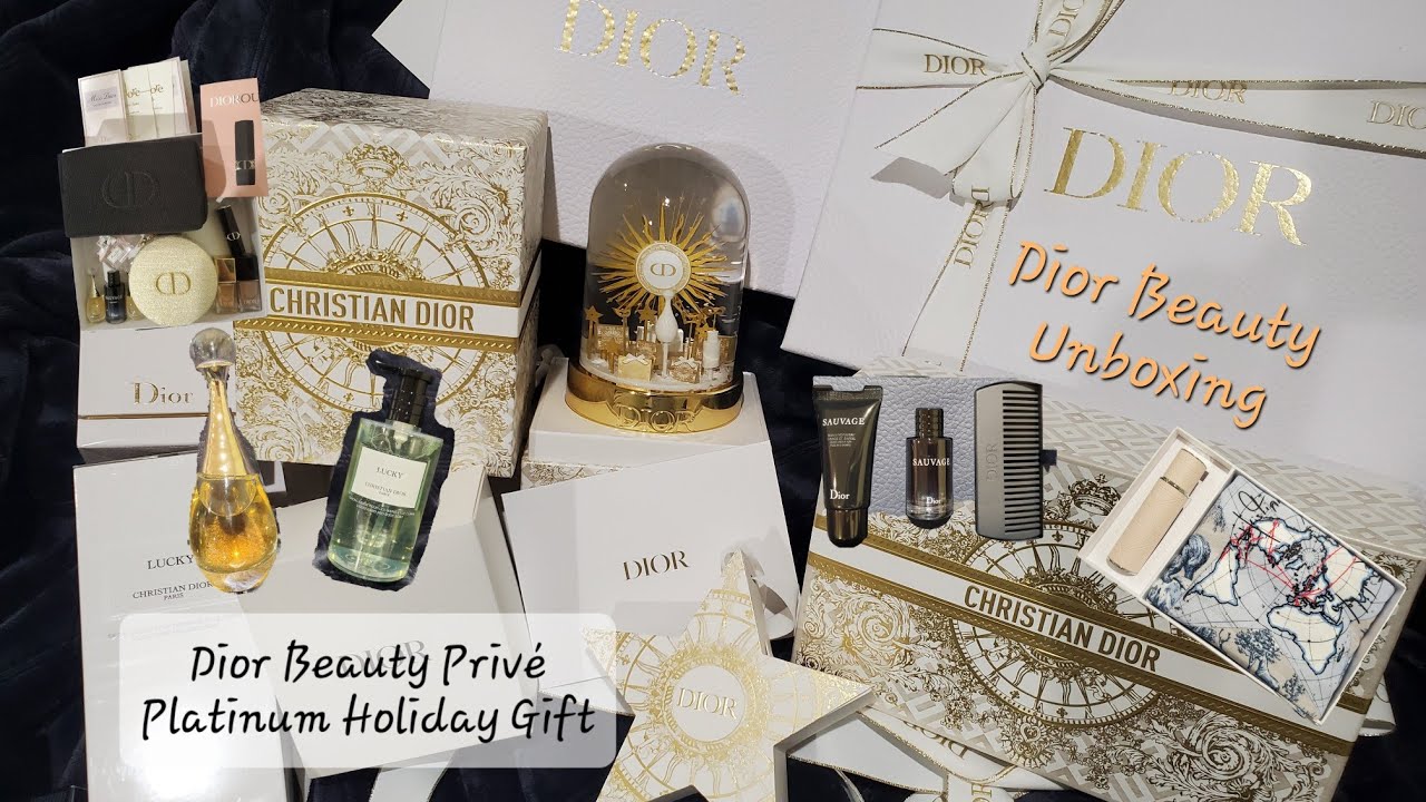 Dior Beauty Unboxing / Dior Beauty Privé Loyalty Program Platinum Holiday Gift : Snow Globe / GWP