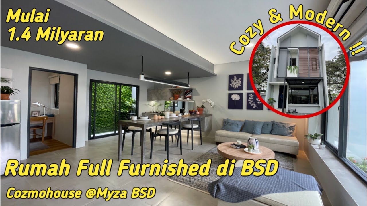 CozmoHouse Full Furnished House @Myza BSD City