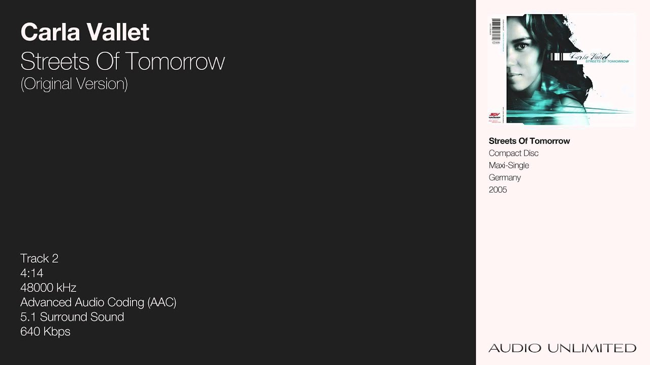 Carla Vallet - Streets Of Tomorrow (Original Version)