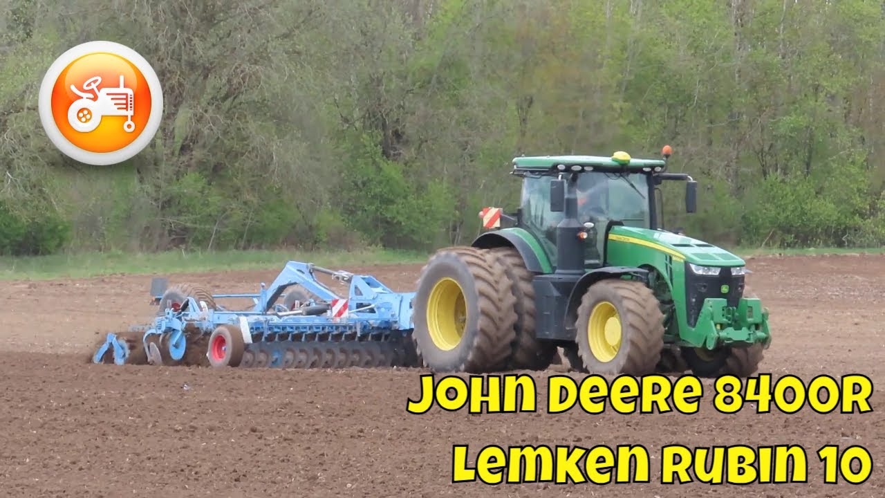 Tillage 2025 | John Deere 8400R & Lemken Rubin 10/600 KUA disc harrow
