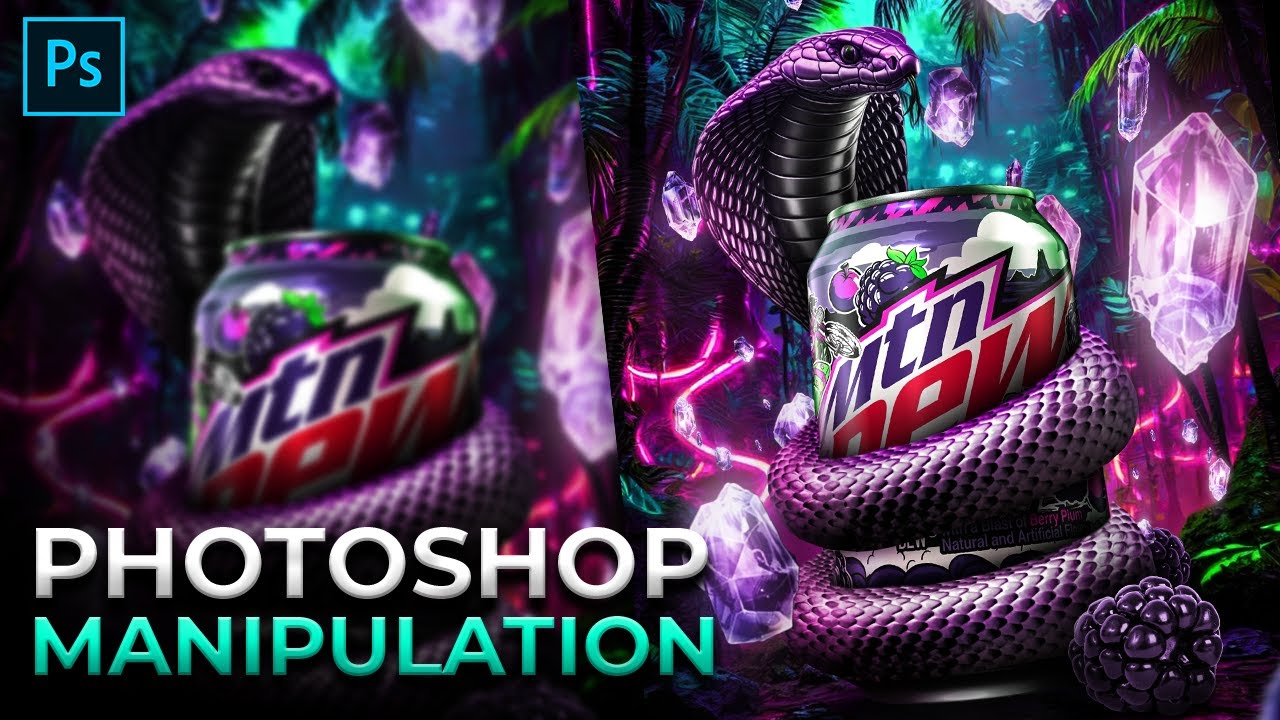 Creative Photo Manipulation with Adobe Photoshop  - advertising poster design | photoshop tutorial