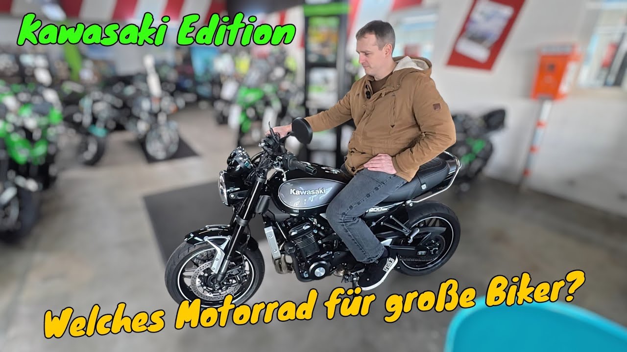 Motorräder für große Biker? | Kawasaki Edition | Meguro, Eliminator, Vulcan, z1100, Versys und mehr!