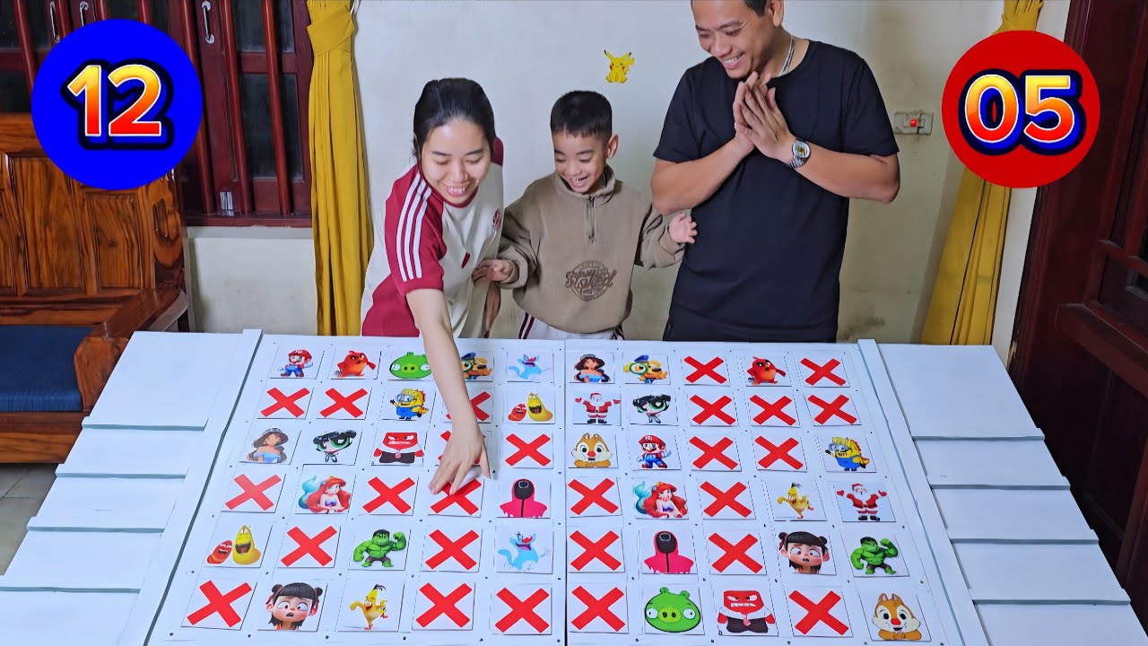 The Picture Flipping game, a memory training method for the family ☆ level 01