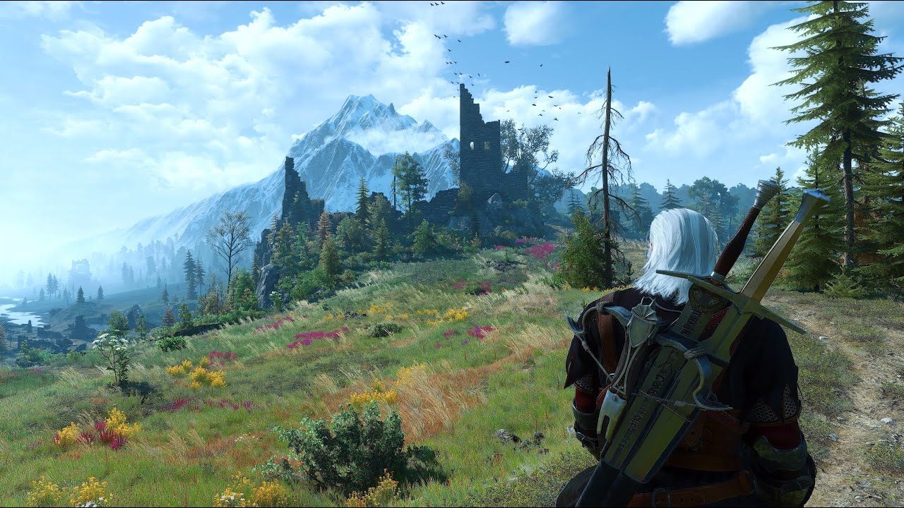 WITCHER 3 REALISTIC GAMEPLAY 4K - Russian language