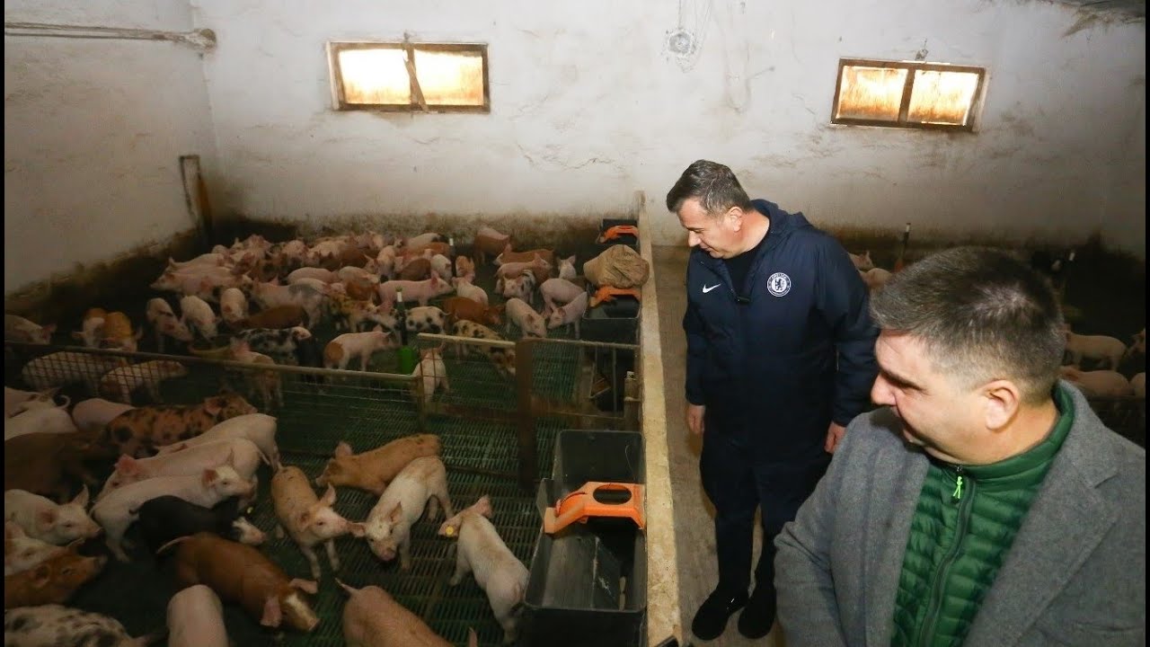 Balla dhe Subashi vizitojne Fermen e Derrave ne Levan te Fierit