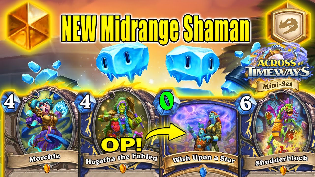 NEW Morchie Midrange Shaman Deck Is Best To Craft At Across the Timeways Min-Set | Hearthstone