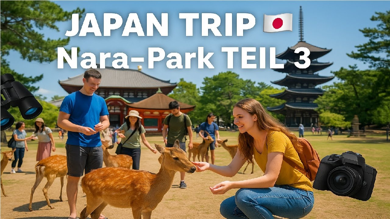 [TEIL 3] Ein Park voller Hirsche - JAPAN TRIP 2025 - Nara-Park - Tagesausflug nach Nara