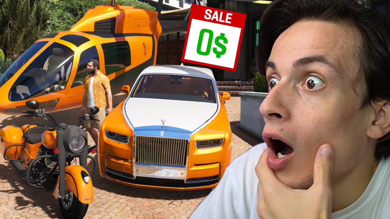 GTA5 ში ყველაფერი 0$ ღირს ! როგორ ვიყიდოთ მანქანები უფასოდ