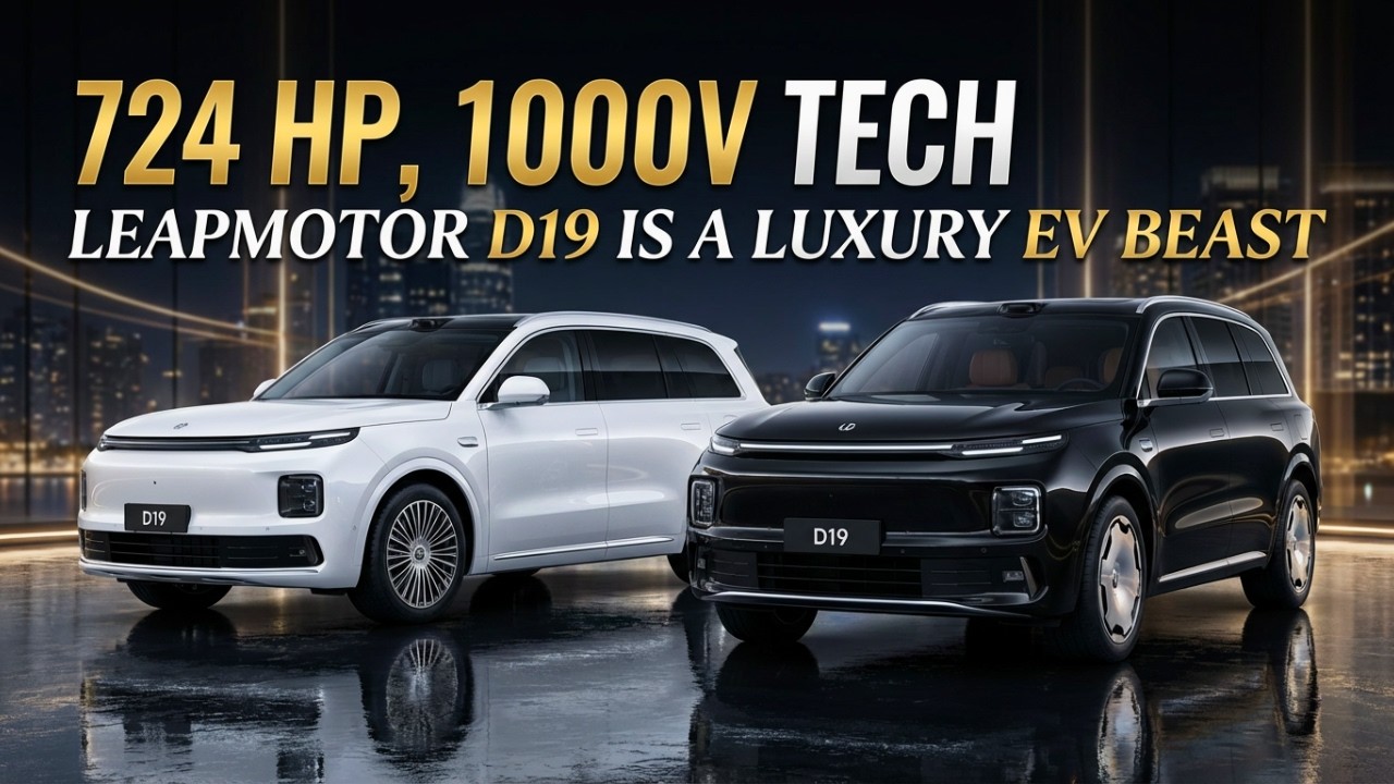 Это Leapmotor D19 — следующий флагманский роскошный электрический внедорожник 2026 года? #автомоб...