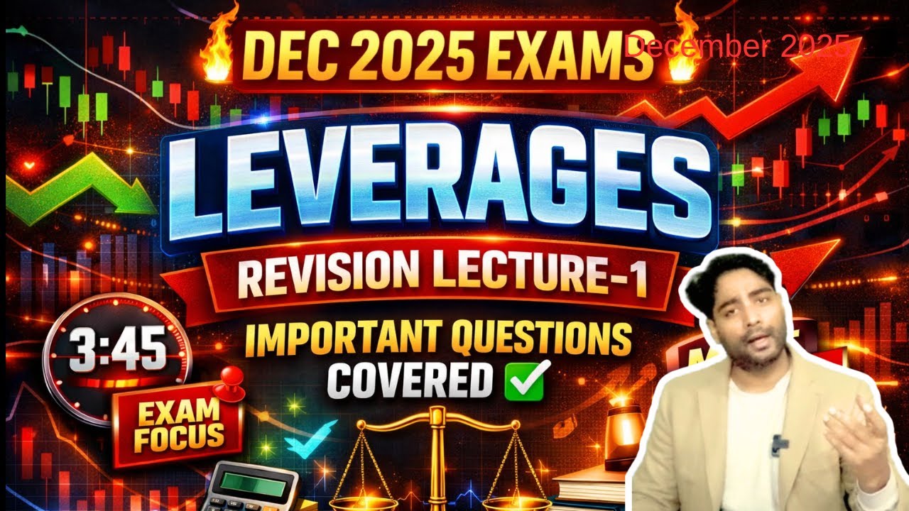 CS Executive Financial Management – Leverages | Revision Lecture-1