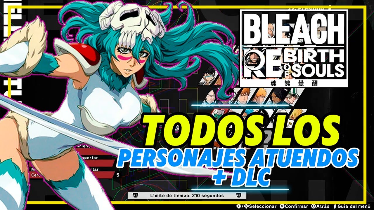 Bleach Rebirth of Souls Todos Los Personajes Atuendos Alternos Y Escenarios +DLC #CreadorBandai