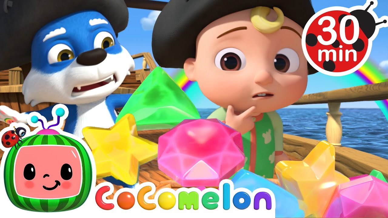 Shapes and Colors Treasure Hunt Song | Learn Colors and Shapes for Kids