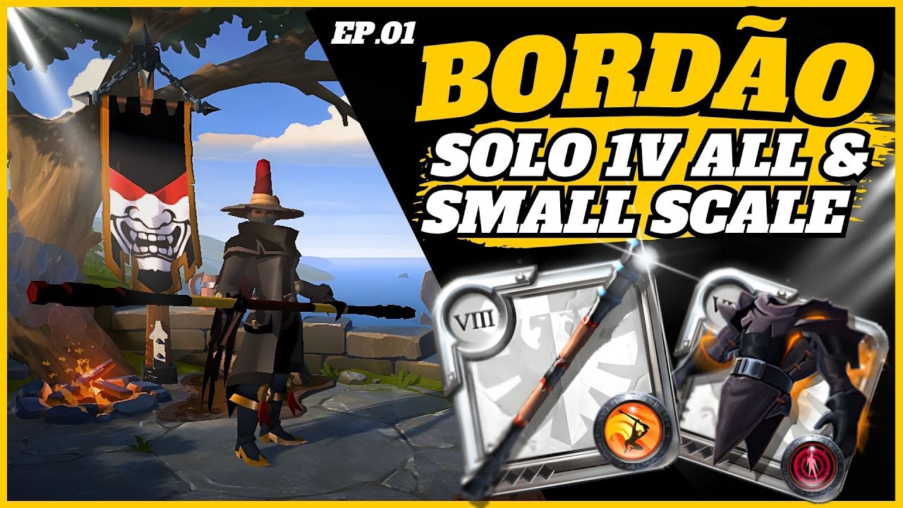 FIZ UM ESTRAGO JOGANDO DE BORDÃO, VIREI MAIN! - ALBION ONLINE PVP