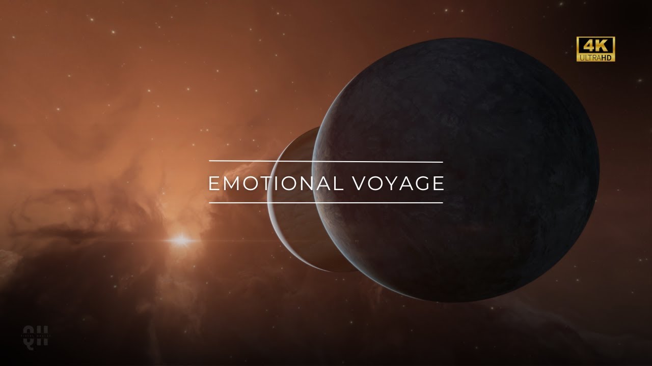 Cinematic Space Ambience for Emotional Focus – Immersive Romantic Journey – 1 Hour – 4K Ultra HD