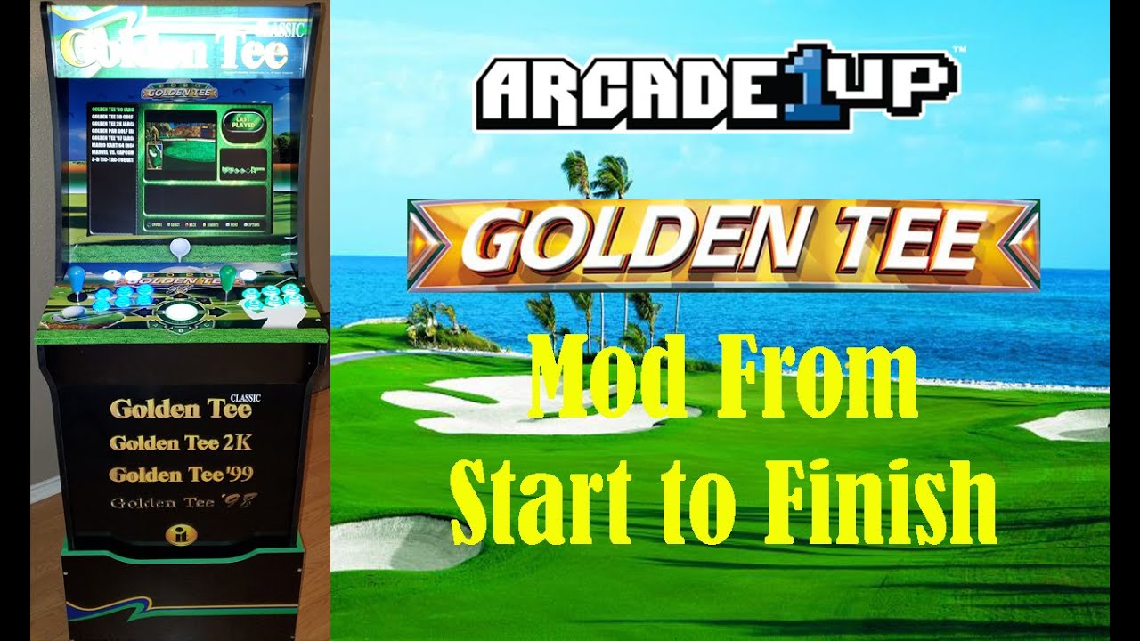 Модификация Arcade1up Golden Tee от начала до конца!!