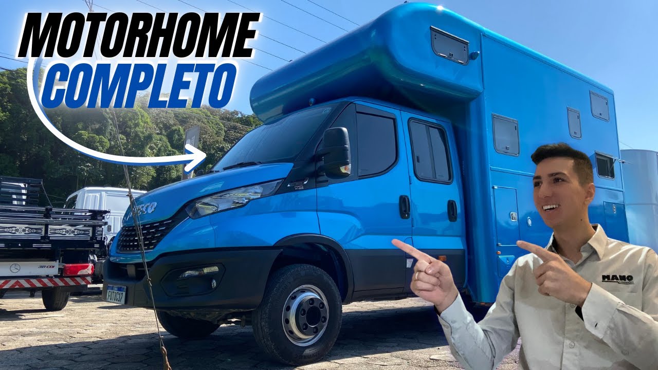 MOTORHOME COMPLETO EM CAMINHÃO IVECO
