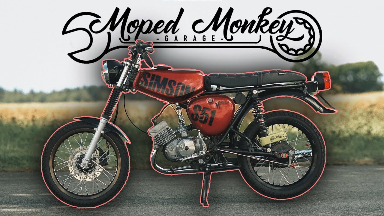SIMSON S51 MOPEDPORN - MOPED MONKEY GARAGE - BIKEPORN