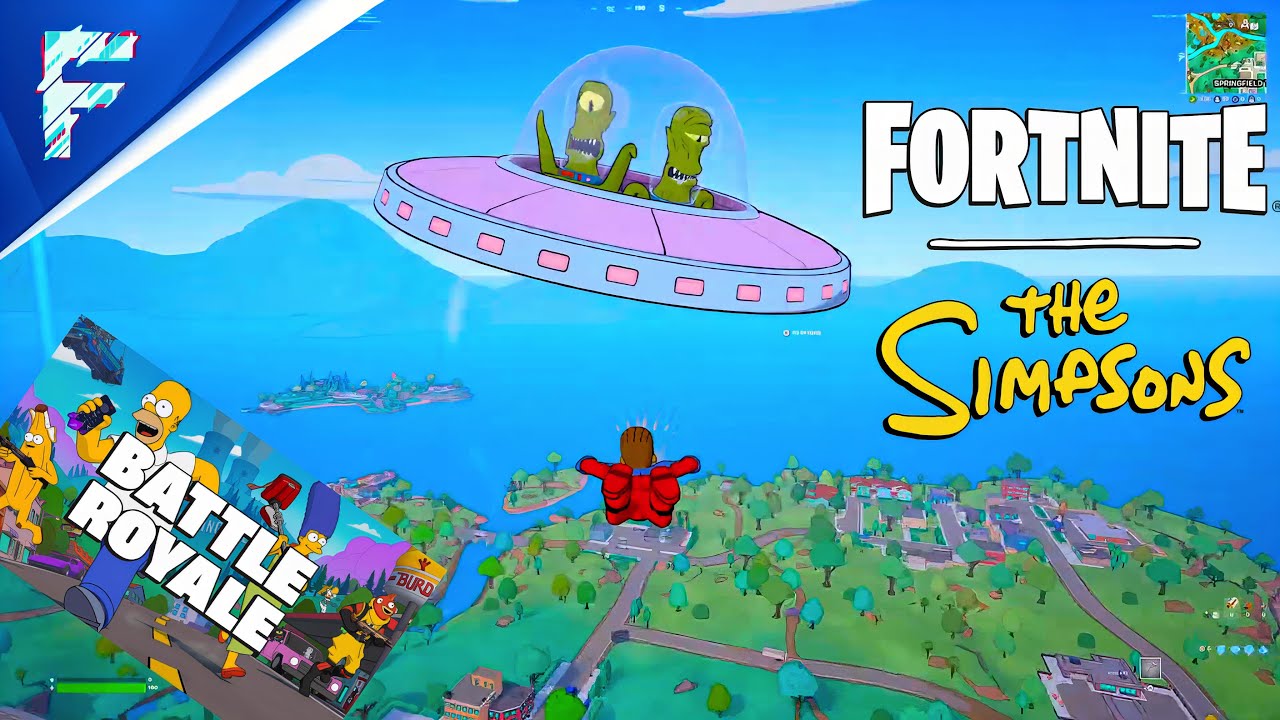 Fortnite Simpsons | High Kill Duo Win Full Gameplay | PS5