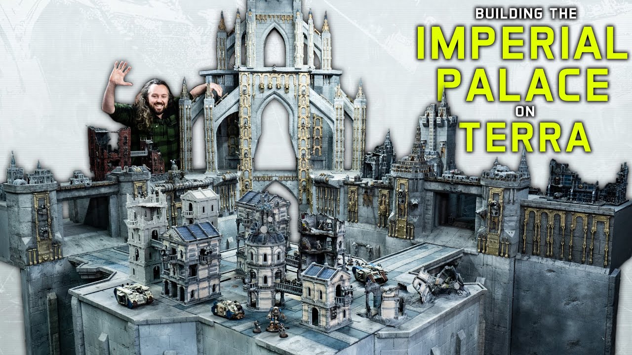 САМАЯ БОЛЬШАЯ игровая доска в истории YouTube! Imperial Palace on Terra Warhammer Scenery