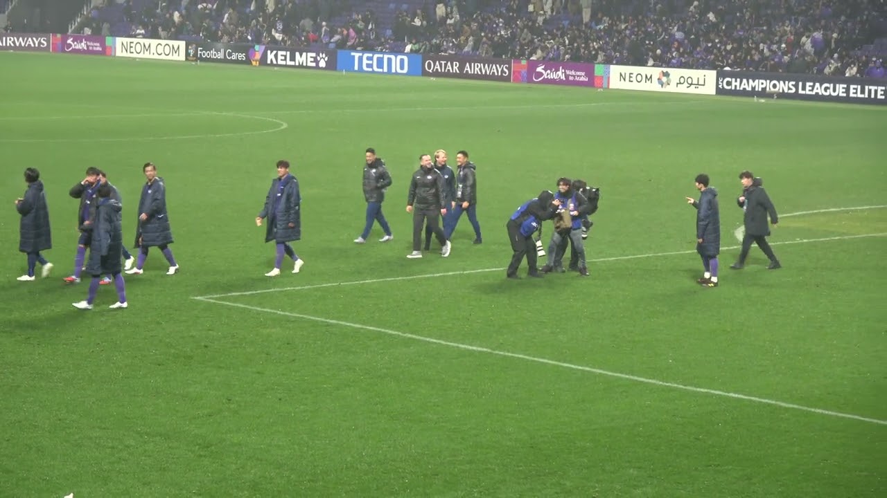 2026.2.10 広島 試合終了後の選手挨拶