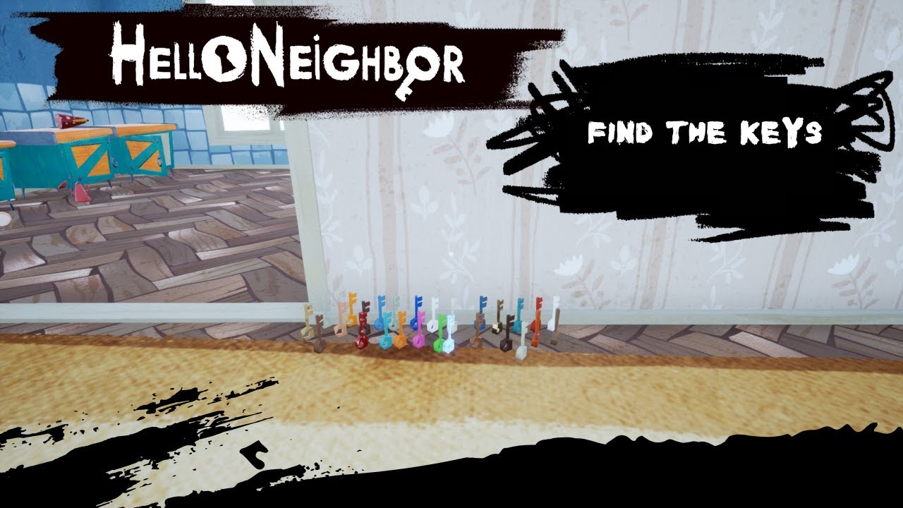 Find The Keys | No Commentary, Full Playthrough | Hello Neighbor Modded