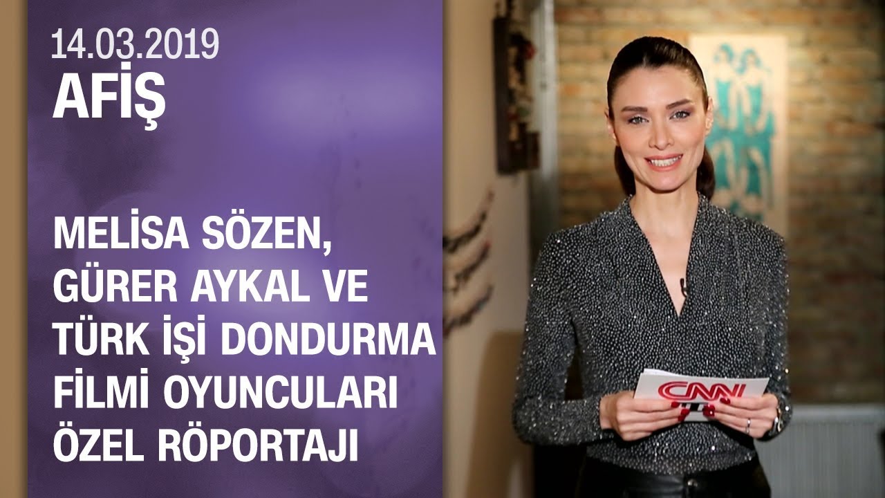 Melisa Sözen, Gürer Aykal ve Türk İşi Dondurma filmi oyuncuları Afiş'e konuk oldu - 14.03.2019