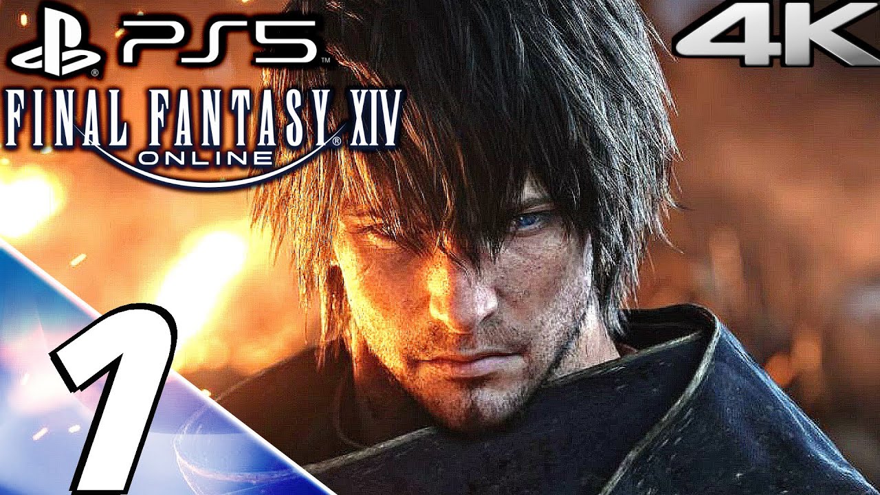 FINAL FANTASY XIV PS5 Gameplay Walkthrough Part 1 - Prologue (A Realm Reborn) 4K 60FPS