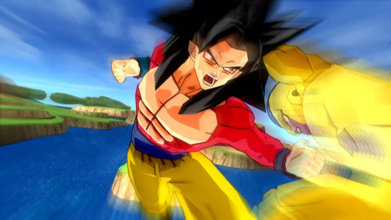 Goku SSJ4 VS Golden Frieza | DBZ Budokai Tenkaichi 4 Beta 13.1 [60FPS]