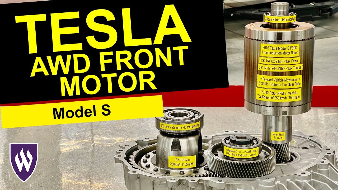 Понимание переднего двигателя Tesla Model S