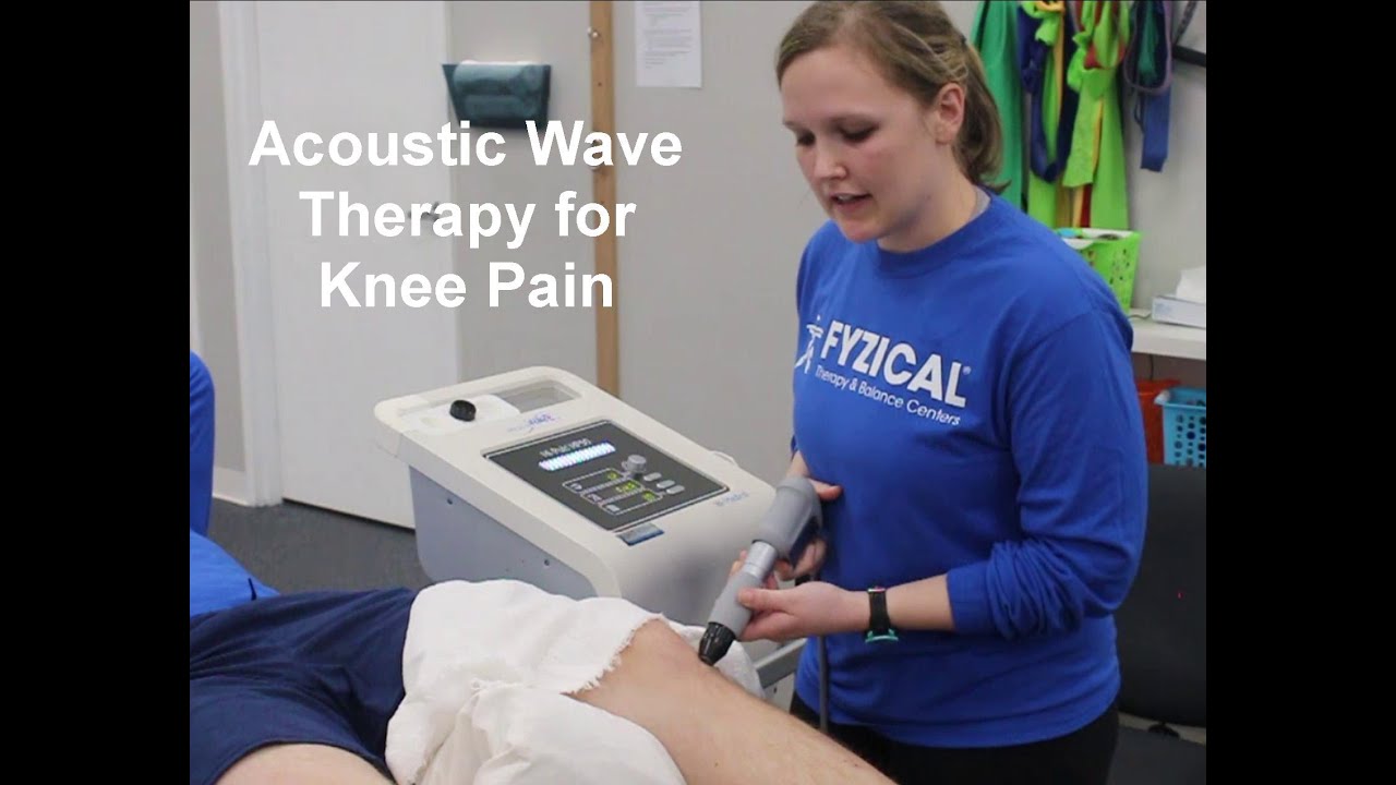 Acoustic Wave Therapy for knee pain and injury