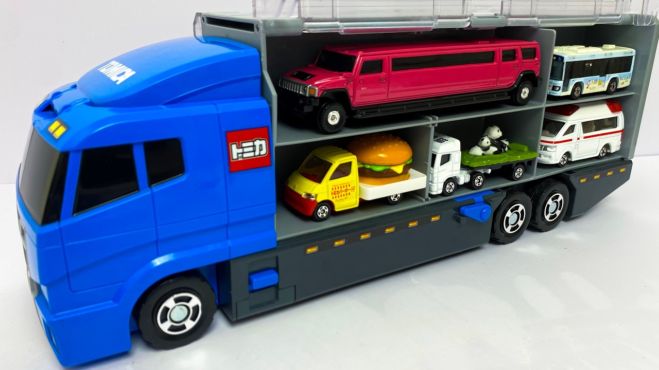 トミカ☆世界の高級な車のミニカーを開封してコンボイへ収納☆ホンダ NSX｜Tomica Worlds Luxury Car minicars opening !