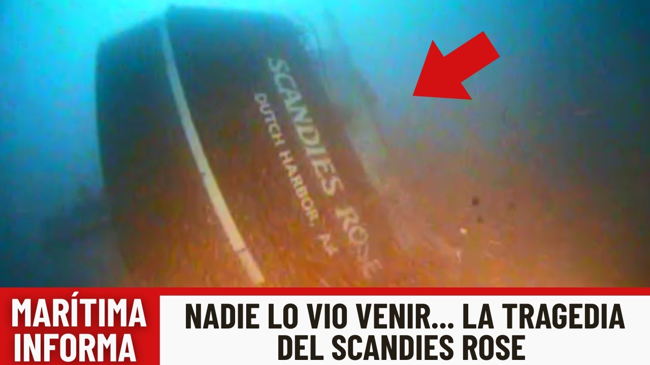 El hundimiento del Scandies Rose, 5 MUERTOS en las heladas aguas de Alaska