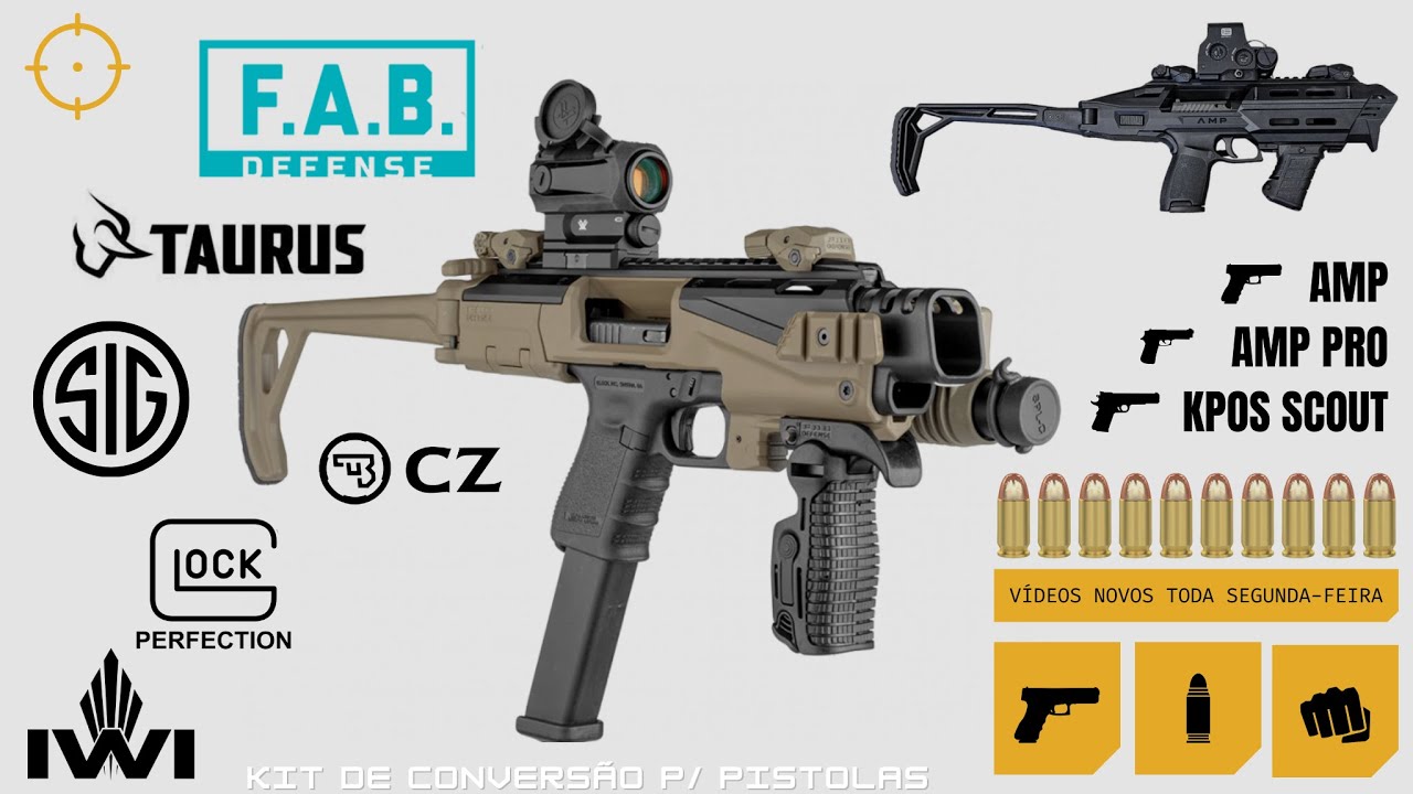 Conversor Pistola FAB Defense AMP AMP PRO  Kpos Scout