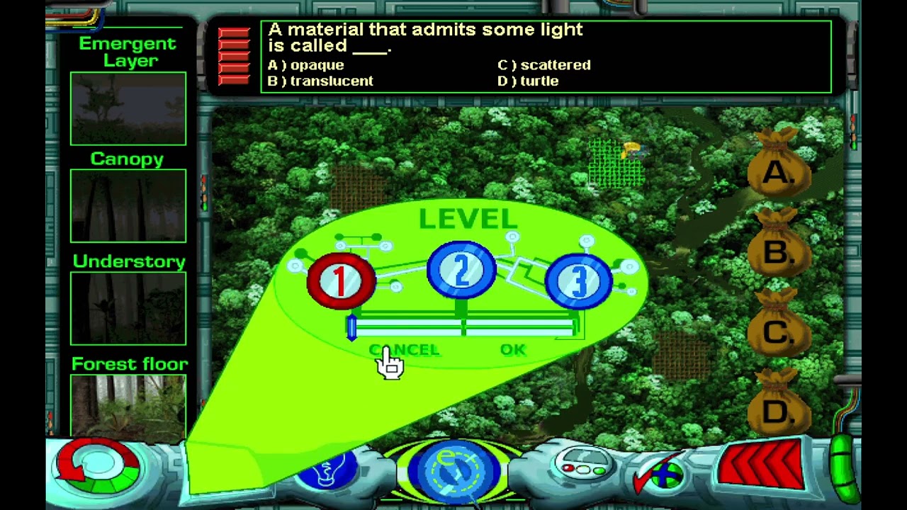 JumpStart Adventures 6th Grade: Mission Earthquest LP Part 2 (Canopy Crusade & robot captured)